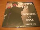 MERCYFUL FATE - Monsters of Rock '96 - Mega rare clear 7