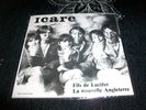 ICARE-FILS DE LUCIFER RARE PRIVATE FRENCH METAL 7'' DESDEMONA/EPSYLON/VENIN