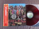 THE BEATLES Sgt Peppers Lonely Hearts Club Band JAPAN Red Color LP w/Obi AP-8163