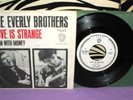 EVERLY BROTHERS Love Is Strange 45 Promo w/Picture Sleeve Sharp