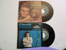 CLAUDE FRANCOIS 2X45T EP MINT POCHETTE GLACEE RECTO+VERSO RARE