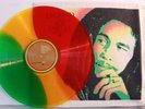 BOB MARLEY Legend LP Rare TRI COLOR VINYL and HEMP COVER SLEEVE NM