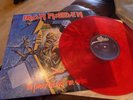 IRON MAIDEN NO PRAYER FOR THE DYING RED VINYL LP AMERICAN PRESSING EX CONDITION