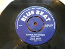 PRINCE BUSTER - KNOCK ON WOOD / AND I LOVE HER. RARE BLUE BEAT BB373 1967 NM