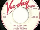 RARE R&B BLUES 45 by PO' JOE WILLIAMS HEAR IT