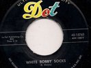 Wally Lewis White Bobby Socks - Great Teen 45 Dot Vg++
