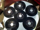 6-ELVIS PRESLEY 45 RPM RCA----PRESS INTERVIEW-JAILHOUSE ROCK