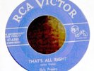 Elvis Presley-That's All Right-Canadian RCA 6380-ORIGINAL Blue Label-VG+ NICE