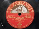 EDWIN FISCHER BACH CONCERTO IN D MINOR FOR PIANO 3  RECORDS SET 12