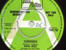 Green & White Motown Demo - Diana Ross - Surrender - TMG 792