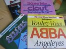 RARITÄTEN  Vinyl : Große 45er Maxi-Singles Abba, Bee Gees, Clout - bitte lesen