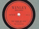 DOO-WOP : THE PARAGONS ON 1958 WINLEY 78 227