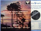 RUGGIERO RICCI & FJELDSTAD Sibelius  ORIG Decca WBg SXL 2077 UK-1959  MINT