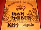 LP X 3 BOX IRON MAIDEN - KISS - ANTHRAX  MONSTERS OF ROCK ITALY 1988 
