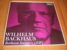 UK DECCA SXL WB BEETHOVEN  piano  WILHELM  BACKHAUS
