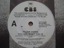 FRANK ZAPPA You Are What You Is RARE AUSSIE PROMO 7