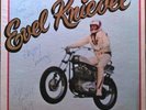 EVEL KNIEVEL SIGNED RECORD ALBUM LP HARLEY DAVIDSON XR-750 XR750 AUTOGRAPHED