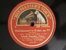 HIS MASTER`S VOICE BRAHMS VIOLINKONZERT D-DUR MENUHIN / FURTWÄNGLER 5x78RPM