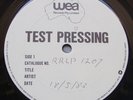 The RIPTIDES TEST PRESSING of ORIGINAL W.E.A.DISTRIB.DEBUT LP MINT KBD,PUNK-POP