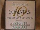BEETHOVEN COMPLETE VIOLIN SONATAS SZIGETI/ ARRAU VANGUARD 4-LP BOX SUPERB...