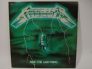 METALLICA RIDE THE LIGHTNING LP FRENCH GREEN COVER BERNETT EX 