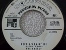 THE EVERLY BROTHERS 45  KEEP A LOVIN ME  RARE DJ PROMO WHITE LABEL ROCKABILLY
