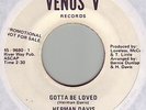 rare sweet soul 45 HERMAN DAVIS gotta be loved HEAR