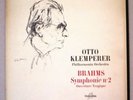 Otto KLEMPERER / Brahms Symphonie N° 2 - Columbia SAXF 202