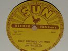 JIM WILLIAMS - PLEASE DON'T CRY OVER ME / THAT DEPENDS ON YOU - SUN 270 78
