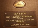 HAYDN The Clock Symphony New York Philh Sym Orch A TOSCANINI 4x 12