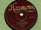 Harmony 224H California Ramblers SAN/TIGER RAG  hot one 1926 as UNIVERSITY SIX