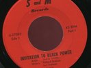 SHAHID QUINTET.INVITATION TO BLACK POWER.45.VG++.BEAT SPOKEN JAZZ. HEAR SHABAZZ