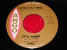 Etta James Seven Day Fool (brown) Argo northern