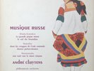 Early Stereo COLUMBIA SAXF 170  Cluytens MUSIQUE RUSSE France  NM
