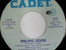 rare Soul 45 JEAN DUSHON feeling good CADET Hear