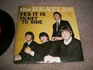 BEATLES - TICKET TO RIDE b/w YES IT IS - RARE PIC SLV 45