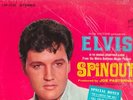 ELVIS PRESLEY SPINOUT ORIG LSP INSERT SHRINK sticker LP