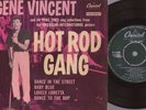 GENE VINCENT HOT ROD GANG CAPITOL LABEL EP SINGLE RECORD CLASSIC ROCK N ROLL