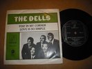 LISTEN -MOD - DOO-WOP- RARE PICTURE SLEEVE BRASIL - THE DELLS