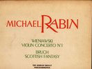 Angel ANG 35484 Michael RABIN Wieniawski Violin Ct #1 Bruch BOULT dowel spine LP