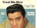Elvis Single -  Jailhouse rock/Treat me nice (47- 7035,Jahreszahl Cover)