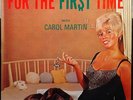 CAROL MARTIN & BUDDY DAVIS TRIO for the first time LP VG+ Private 60's Jazz Rare