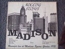 Rolling Stones Madison Square Garden 1972 Concert Bootleg Vinyl Record very rare