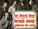 BEACH BOYS BREAK AWAY RARE ORIG 1968 YUGOSLAVIAN 45 SINGLE WITH PICTURE SLEEVE