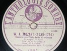 rare 4x78rpm L' ANTHOLOGIE SONORE Mozart JAMET HARP CRUNELLE FLUTE CLOEZ ORCH.