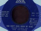 THE HY-TONES Mega-Rare Mid 60s NORTHERN SOUL 45 BELL #627