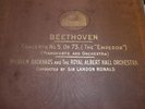 Beethoven Conc No5 Op73 Emperor Wilhelm Backhaus Landon Ronald 4x 12