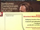 6lp arturo benedetti michelangeli schumann/ravel/beethoven ex+/nm covers sticker