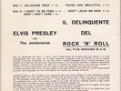 ELVIS PRESLEY ULTRA  JAILHOUSE ROCK ITALY EP DIFF COVER EPA 4114 NM