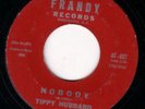 DOO WOP 45 TIPPY HIBBARD OUR WINTER ROMANCE/NOBODY FRANDY 607